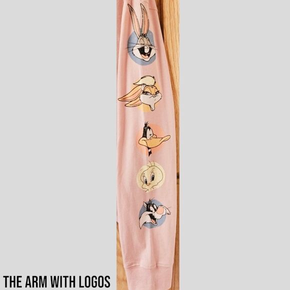 LOONEY TUNES Plus Size Cartoon Character LongSleeve Top - Picture 6 of 10